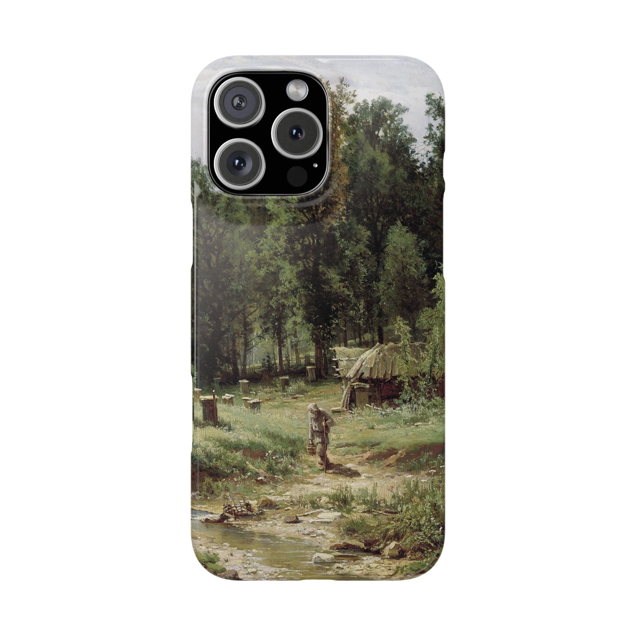 An Apiary in the Forest by Ivan Ivanovich Shishkin - iPhone Slim Case