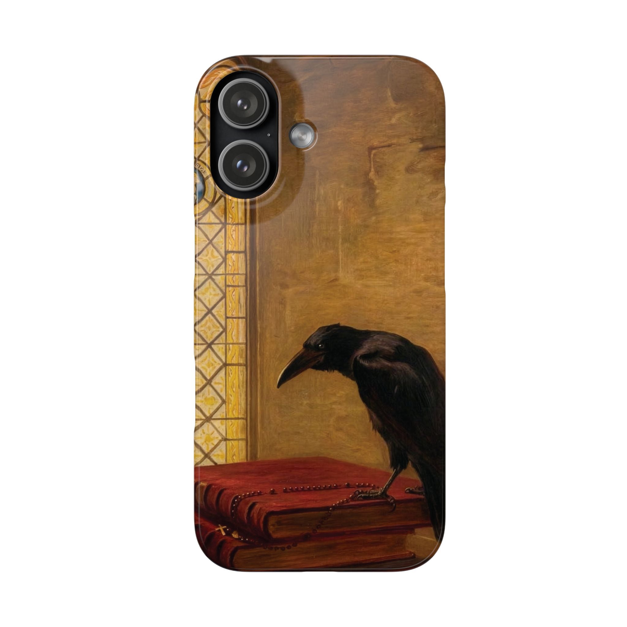 A Saint, from Jackdaw of Rheims by Briton Riviere - iPhone Slim Case
