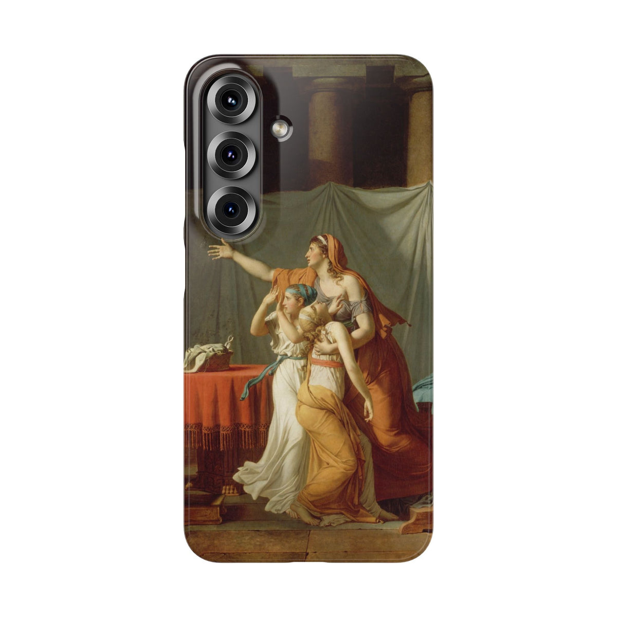 The Lictors Bring to Brutus the Bodies of His Sons II by Jacques-Louis David - Samsung Slim Case