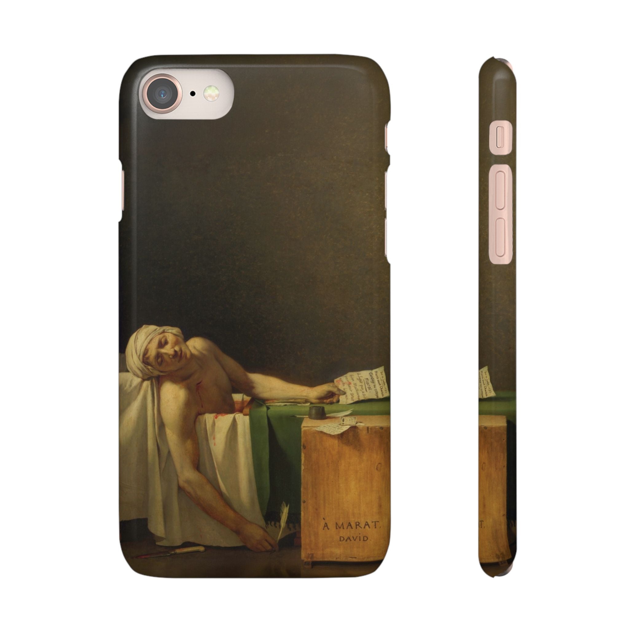 The Death of Marat by Jacques-Louis David - iPhone Slim Case