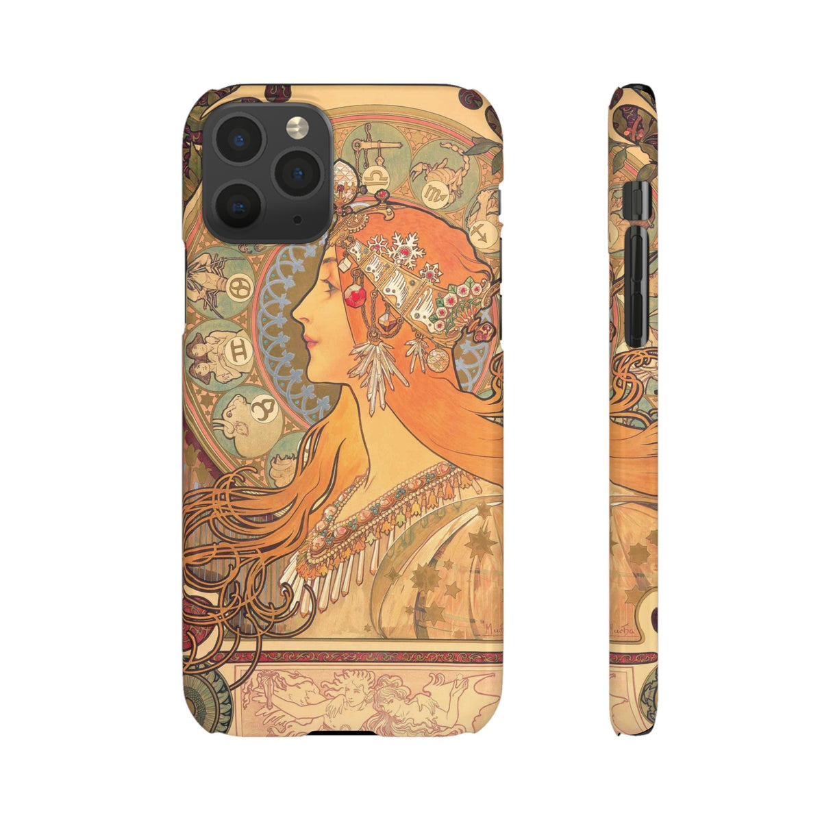 Zodiac by Alphonse Mucha - iPhone Slim Case