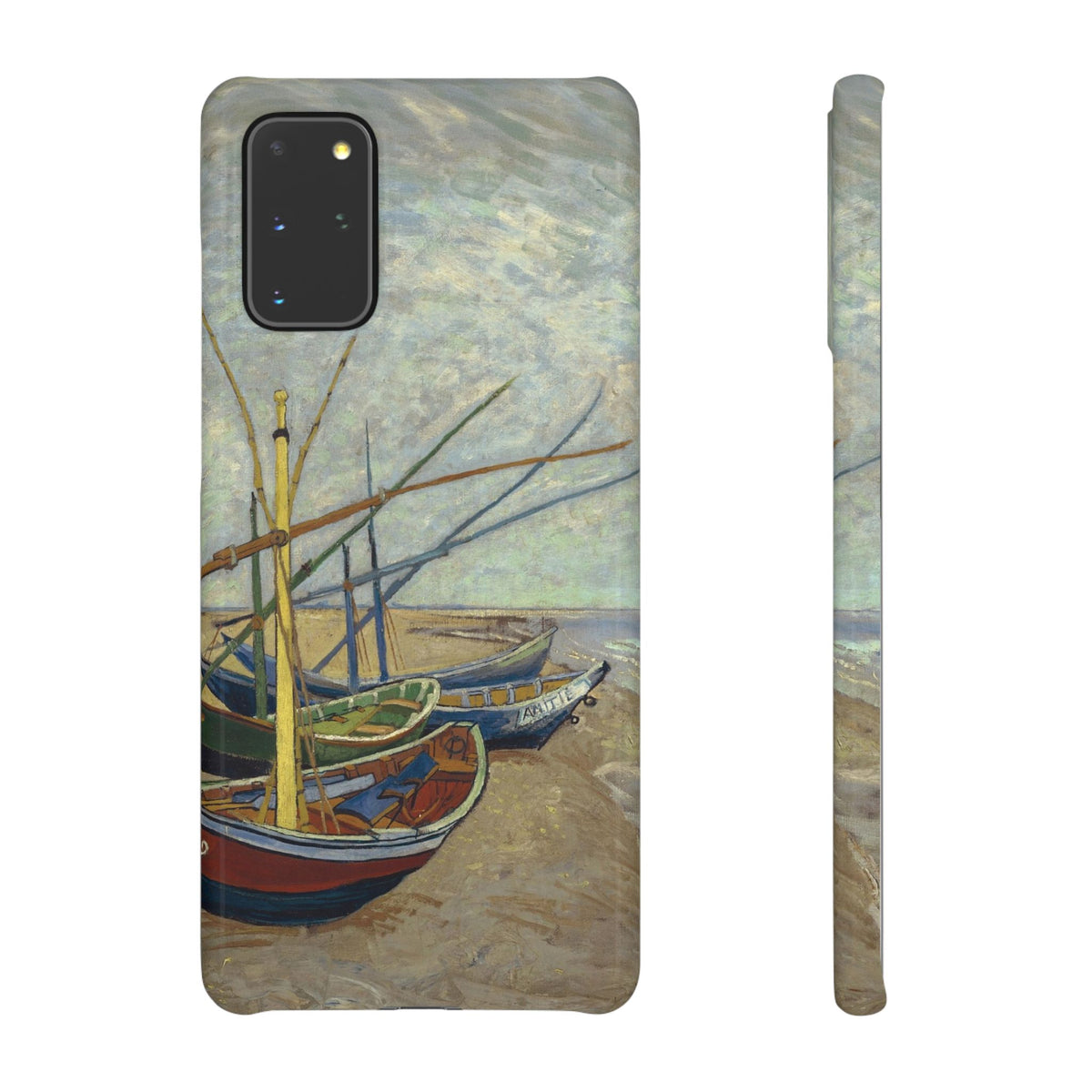 Fishing Boats on the Beach by Vincent van Gogh - Samsung Slim Case