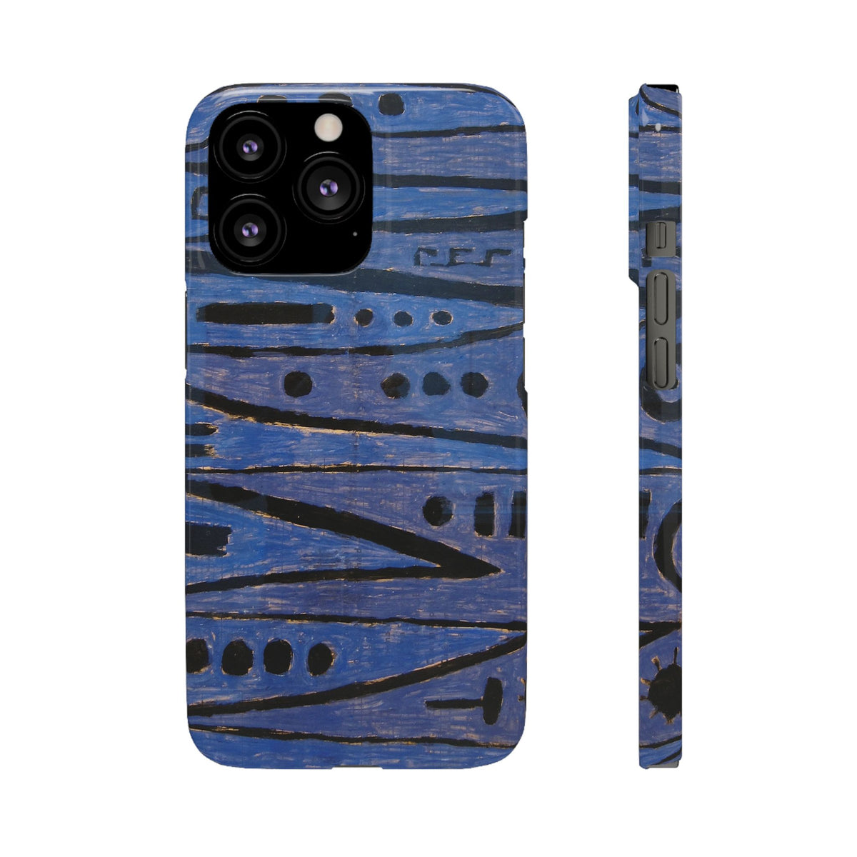 Heroic strokes of the bow by Paul Klee - iPhone Slim Case