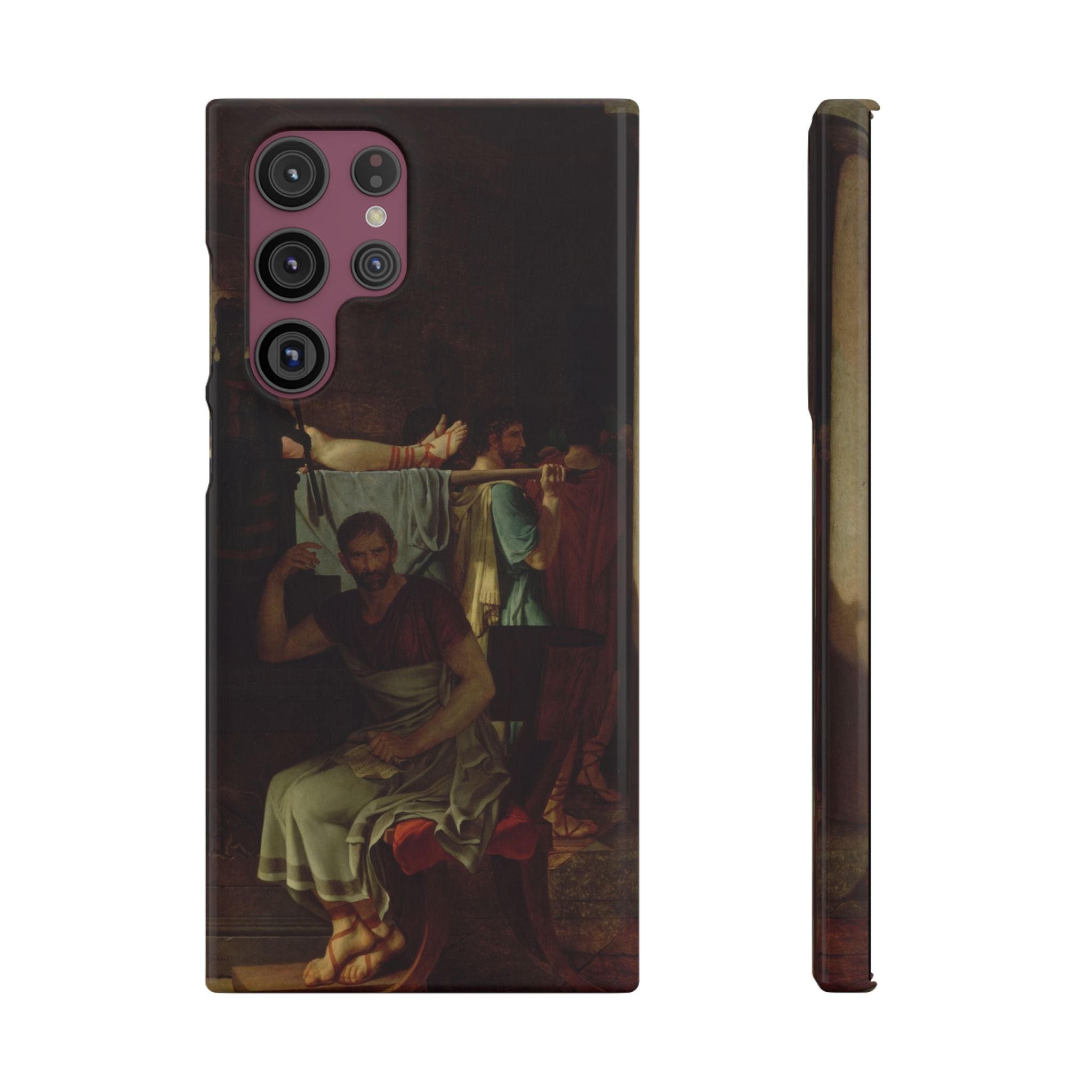 The Lictors Bring to Brutus the Bodies of His Sons I by Jacques-Louis David - Samsung Slim Case