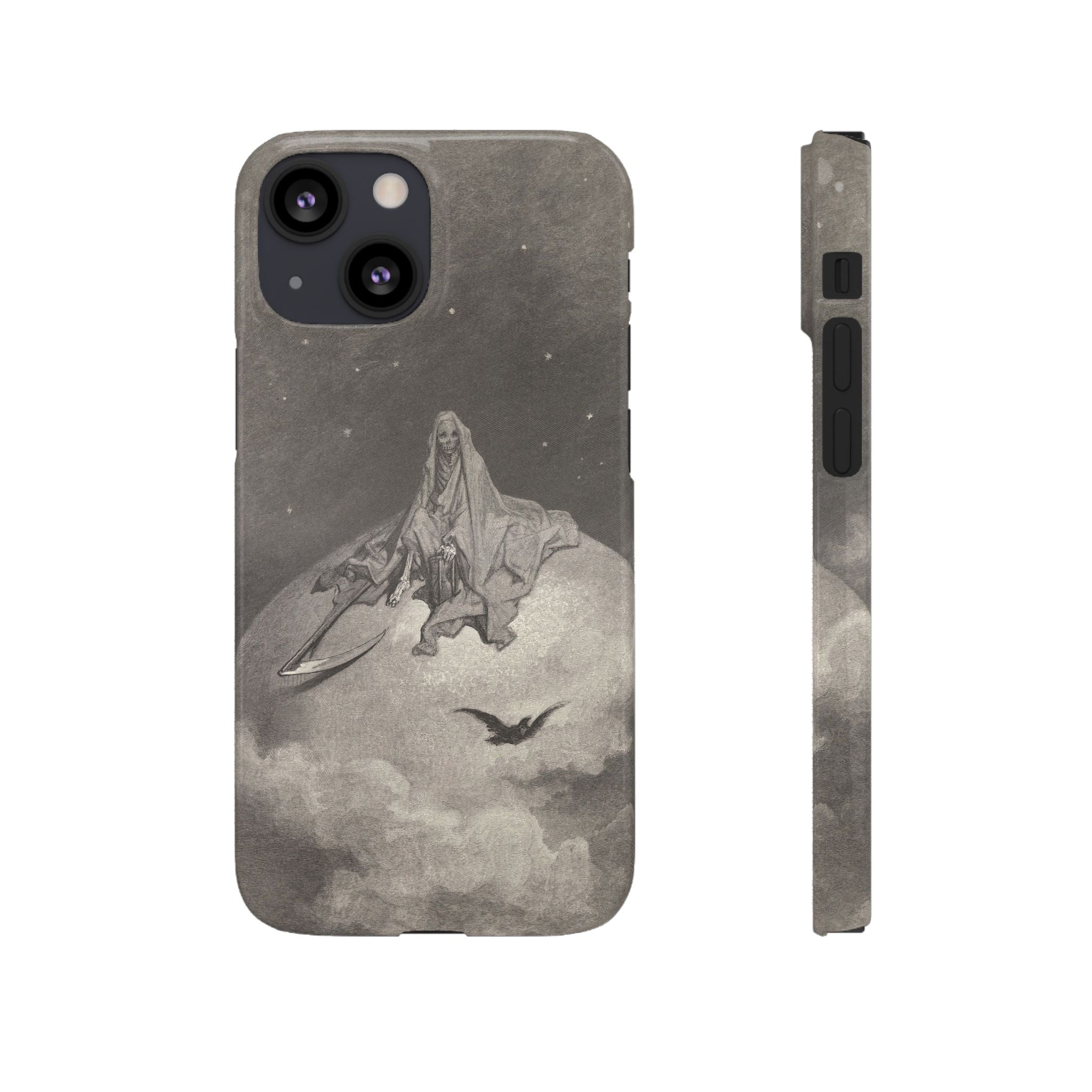 Doubting, dreaming dreams no mortal ever dared to dream before by Gustave Doré - iPhone Slim Case