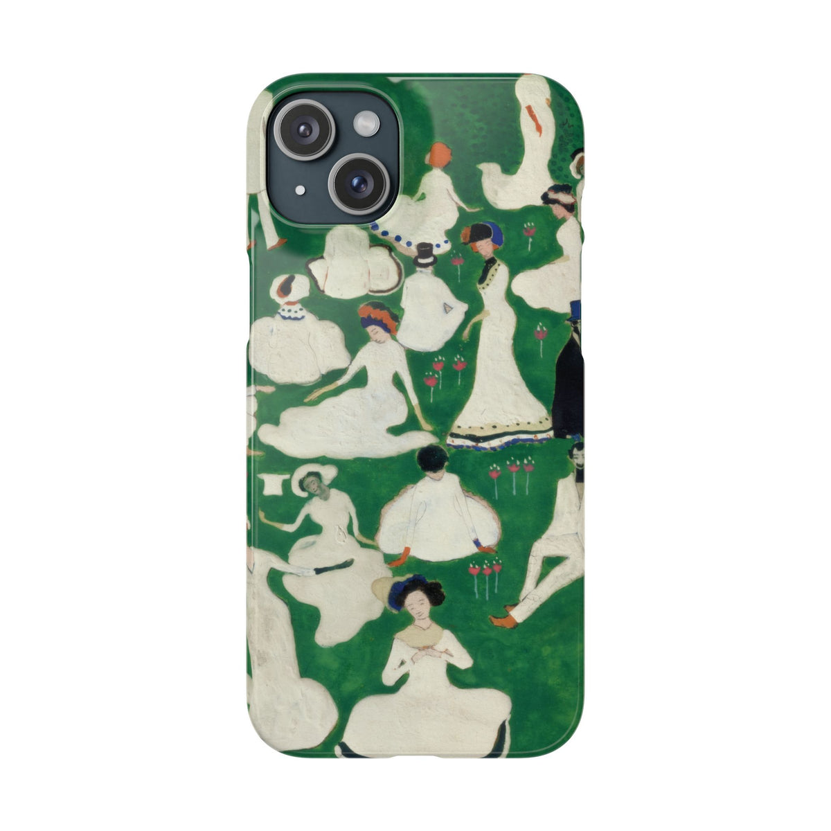 Rest Society in Top Hats by Kazimir Malevich - iPhone Slim Case