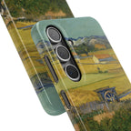 Harvest at La Crau by Vincent van Gogh - Samsung Slim Case