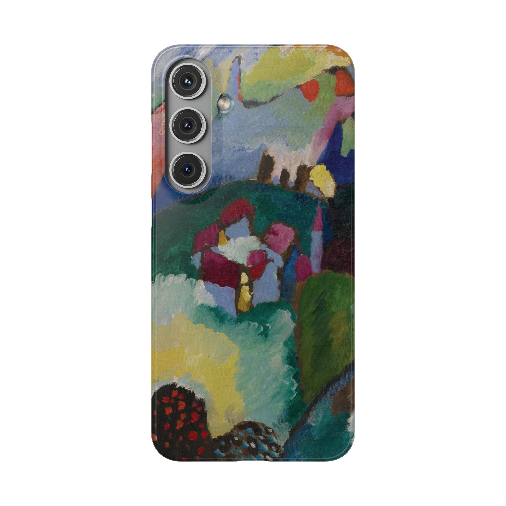 Landscape with Factory Chimney by Vasily Kandinsky - Samsung Slim Case