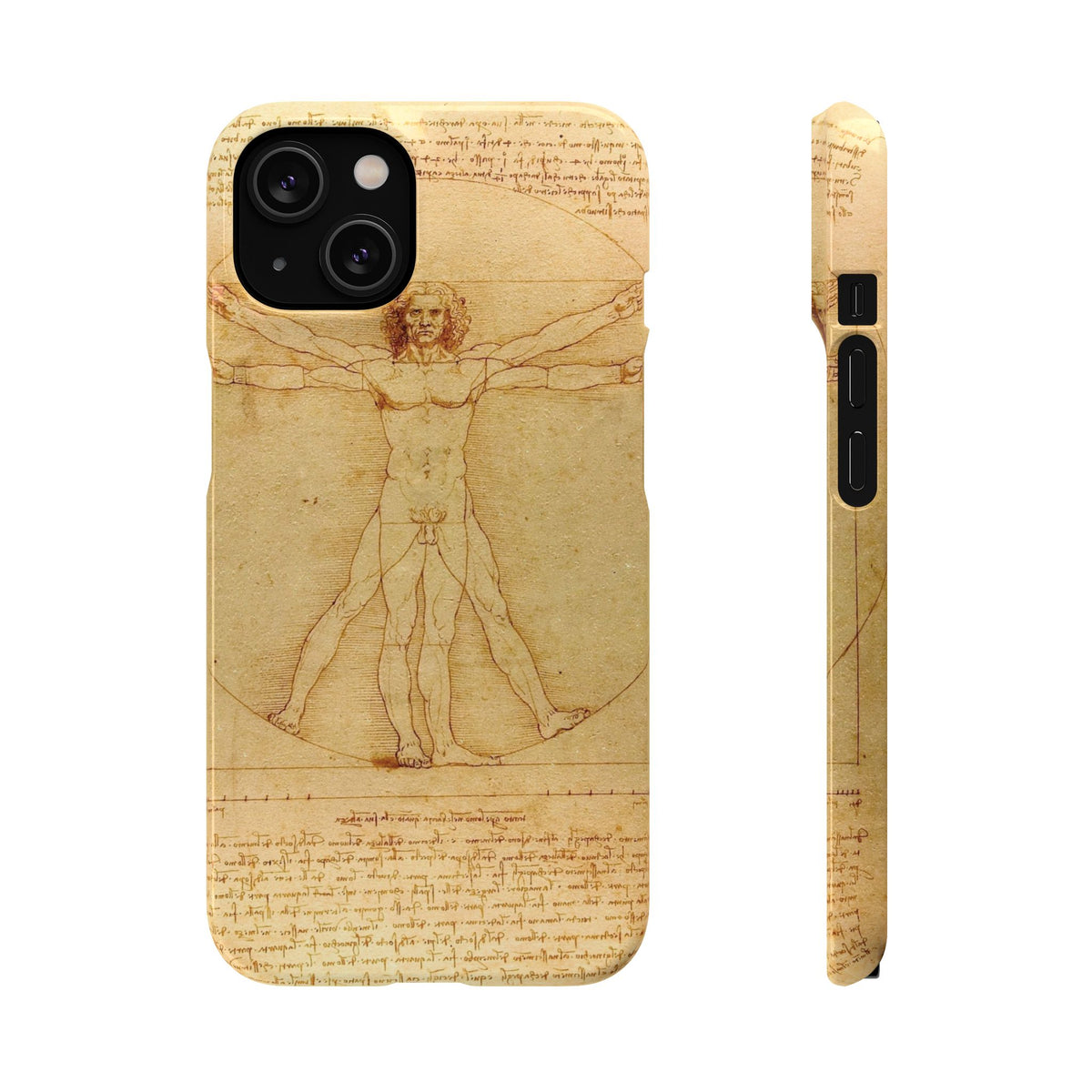 The Vitruvian Man by Leonardo da Vinci - iPhone Slim Case