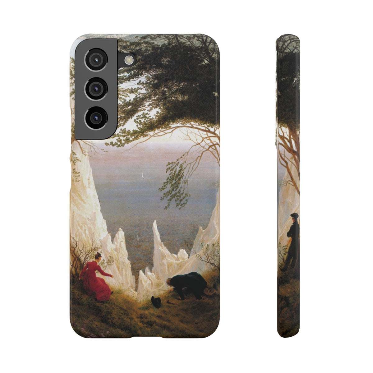 Chalk Cliffs on Rügen by Caspar David Friedrich - Samsung Slim Case