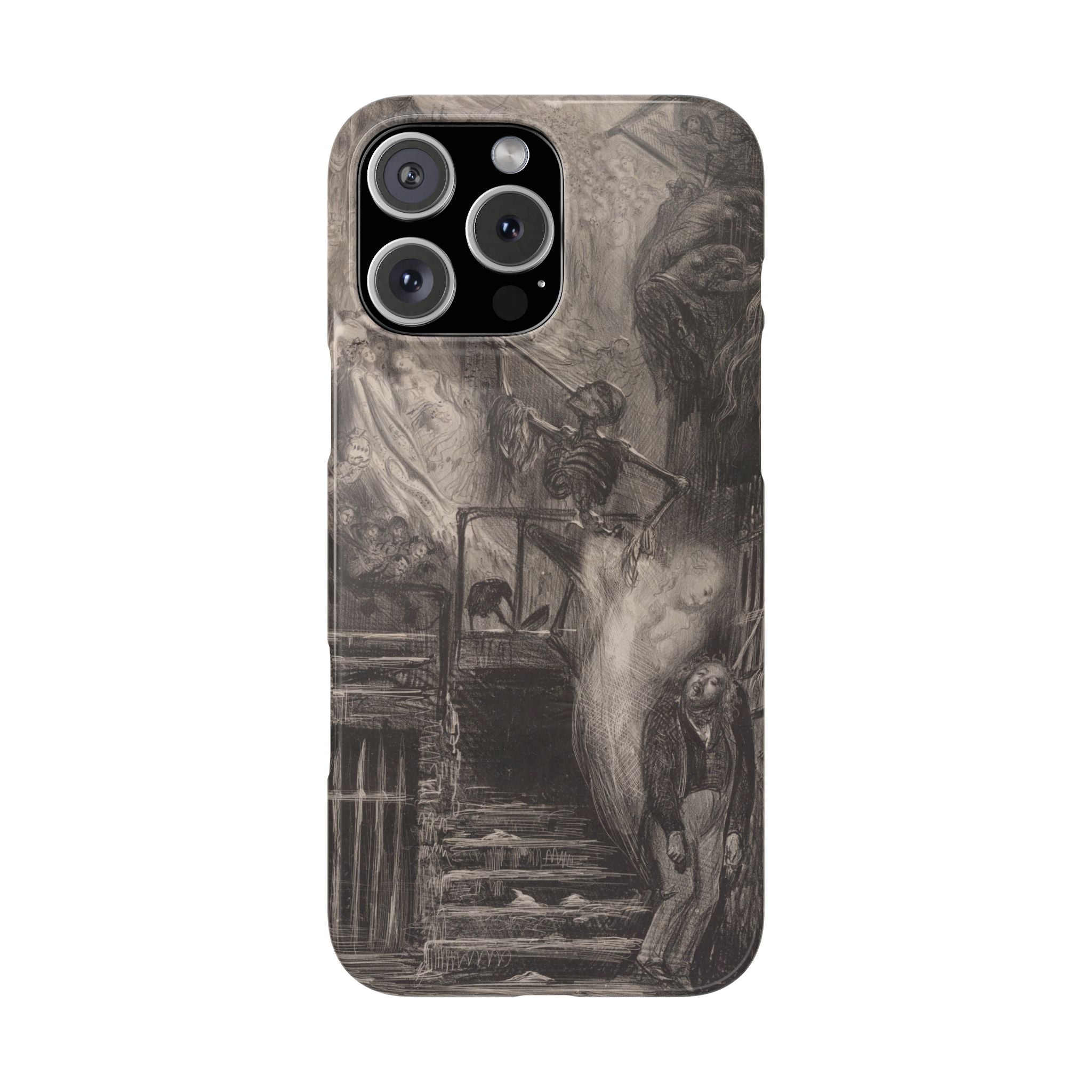 La Rue de la Vieille Lanterne by Gustave Doré - iPhone Slim Case