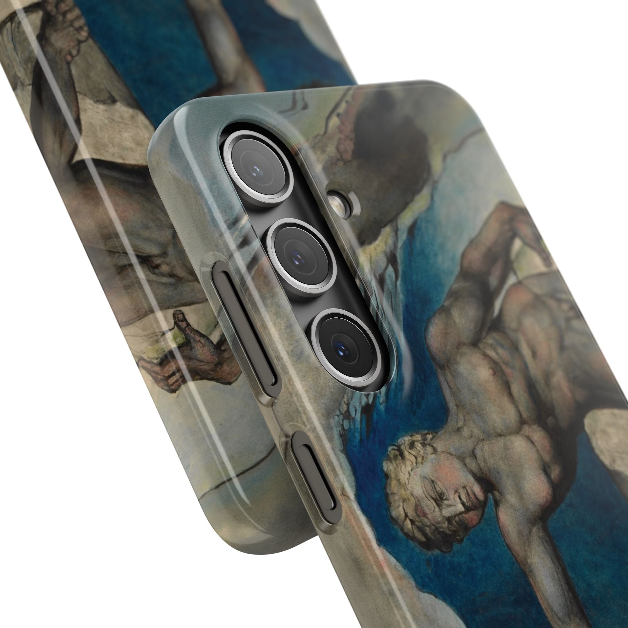 Antaeus setting down Dante and Virgil in the Last Circle of Hell by William Blake - Samsung Slim Case