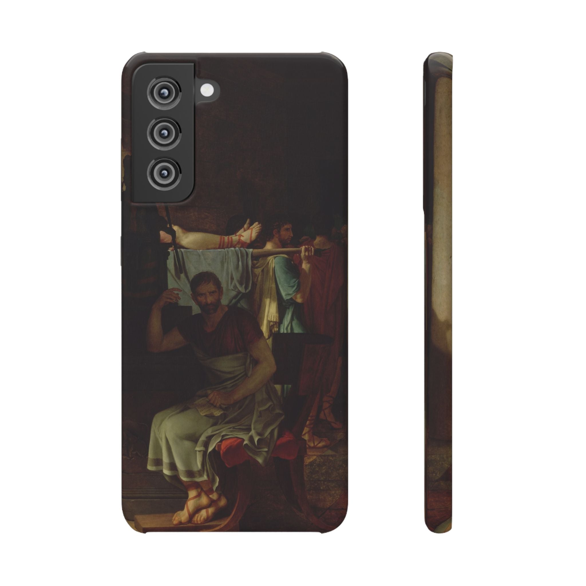 The Lictors Bring to Brutus the Bodies of His Sons I by Jacques-Louis David - Samsung Slim Case