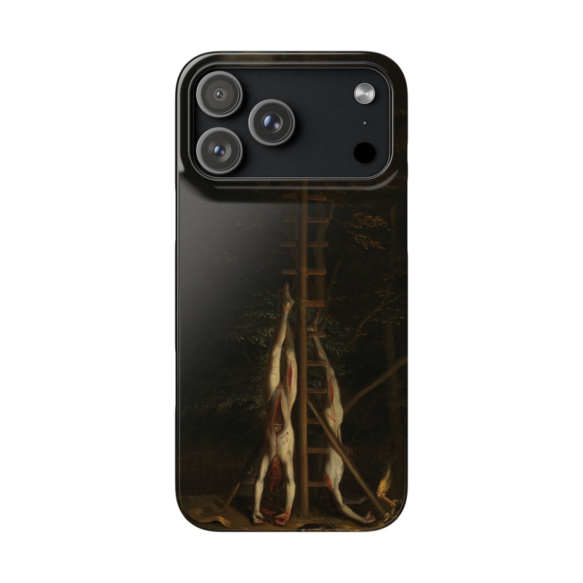 The Corpses of the De Witt Brothers by Jan de Baen - iPhone Slim Case