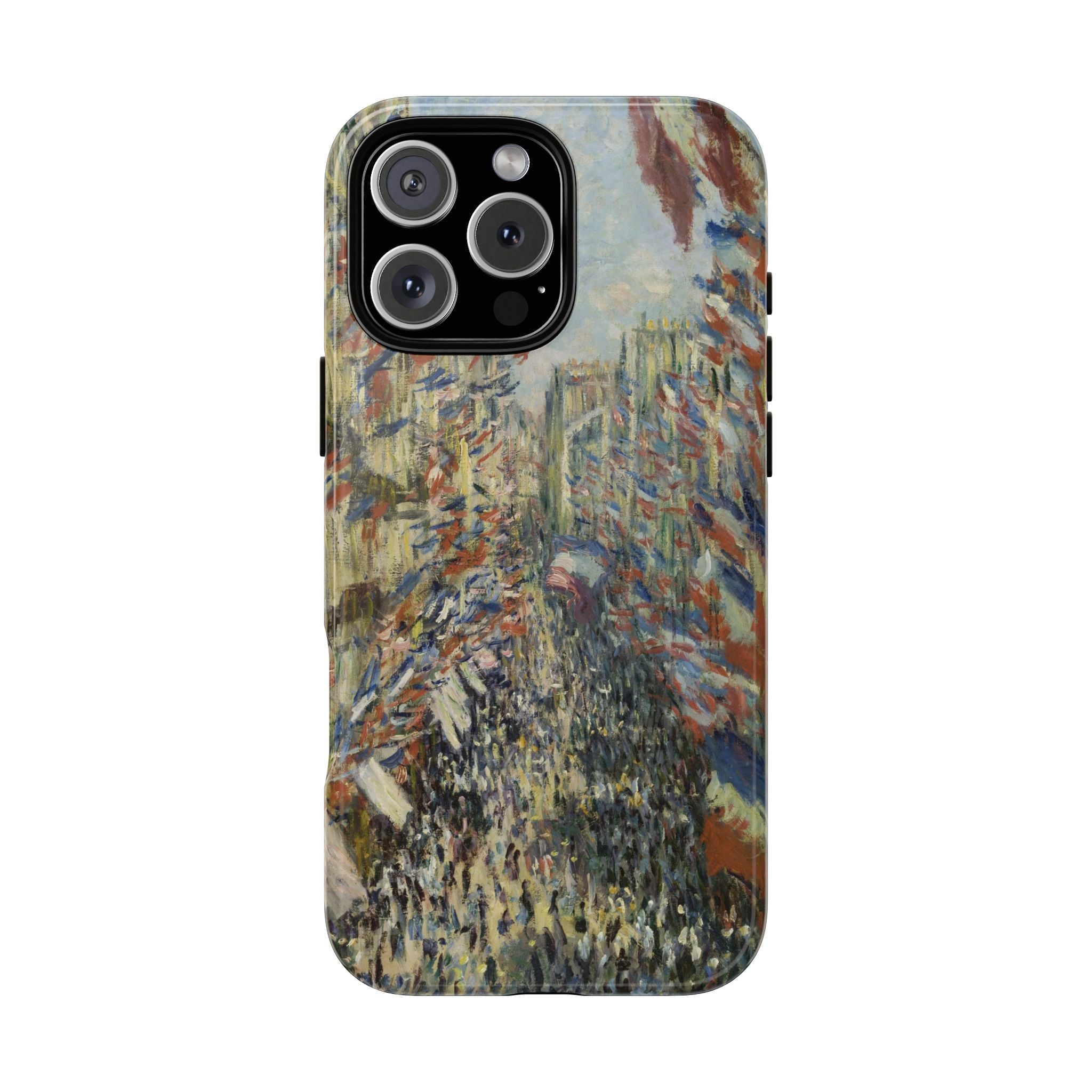 The Rue Montorgueil in Paris by Claude Monet - iPhone Tough Case