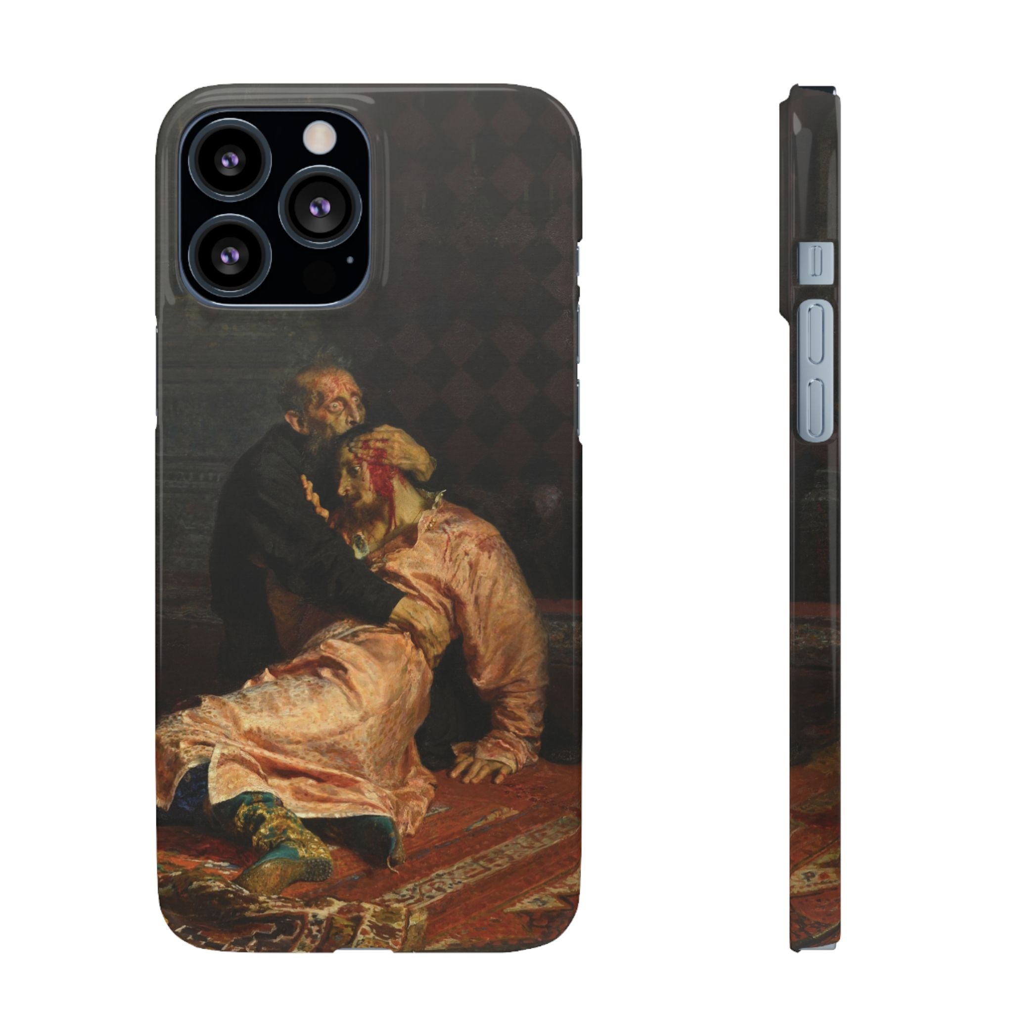 Ivan the Terrible and His Son by Ilya Repin - iPhone Slim Case