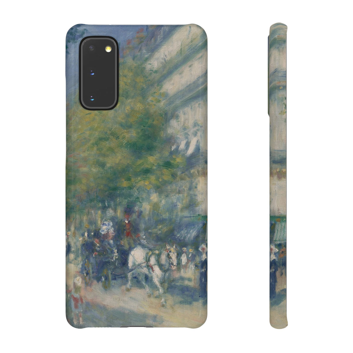 The Grands Boulevards by Pierre Auguste Renoir - Samsung Slim Case