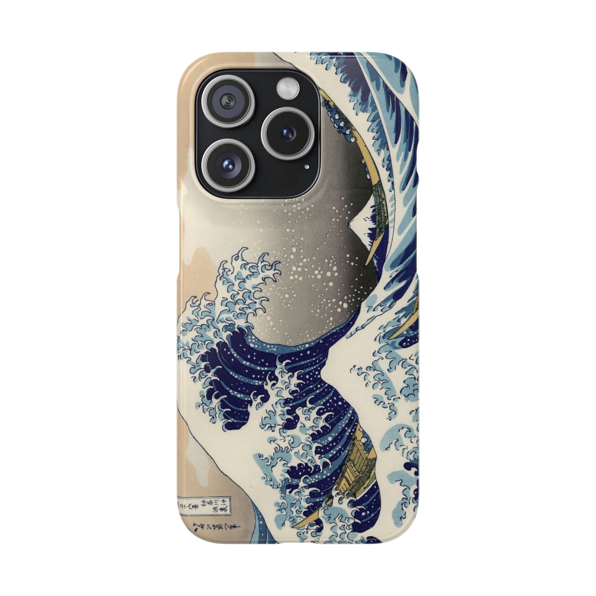 The Great Wave off Kanagawa by Hokusai - iPhone Slim Case