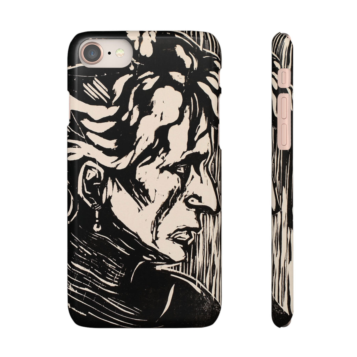 Portrait of an Elderly Lady by Edvard Munch - iPhone Slim Case