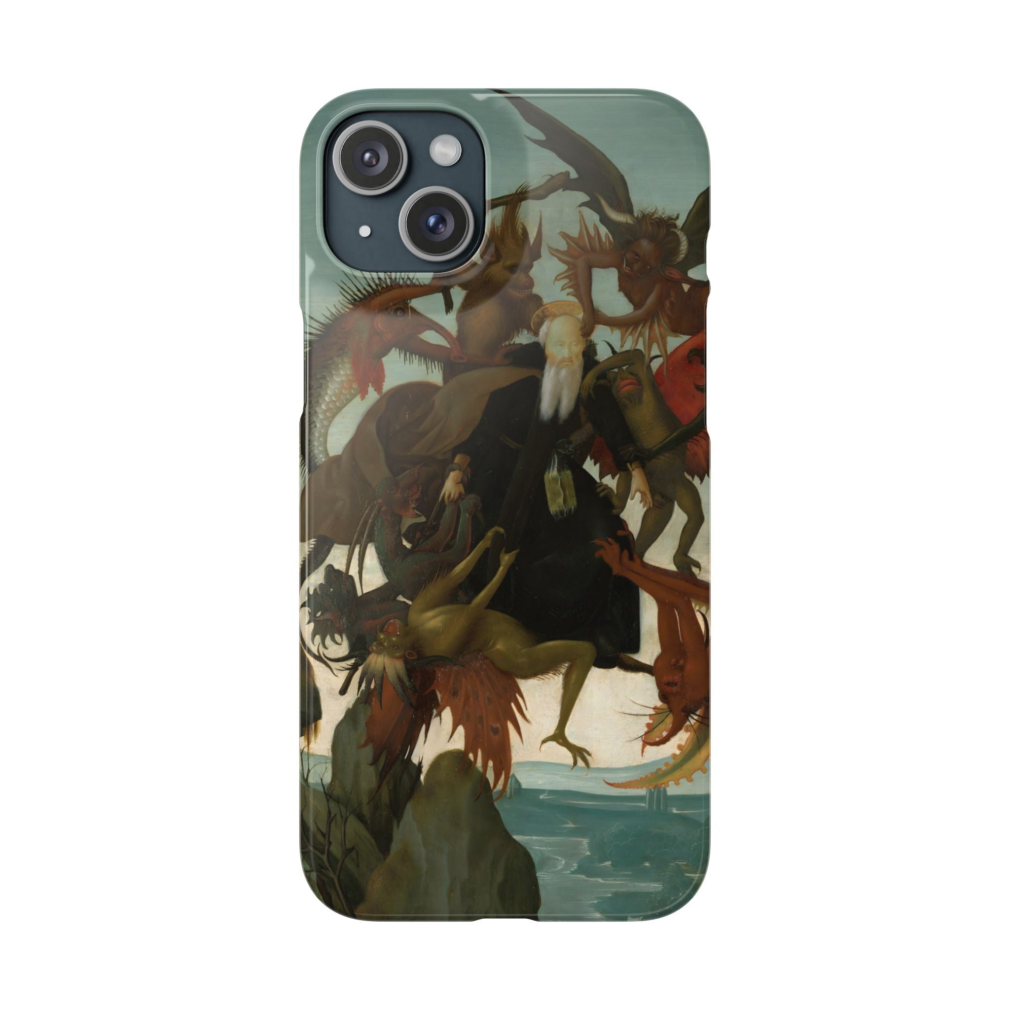 The Torment of Saint Anthony by Michelangelo Buonarroti - iPhone Slim Case