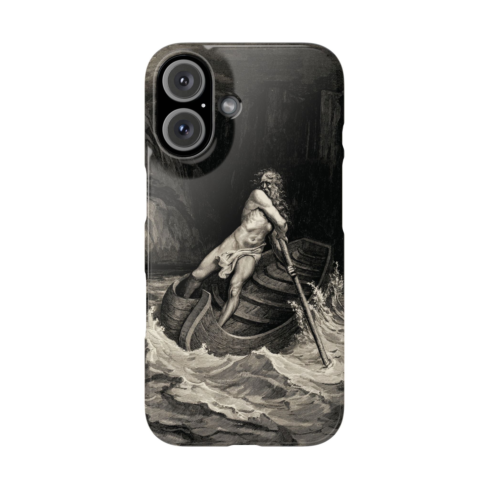 Canto III - Charon by Gustave Doré - iPhone Slim Case