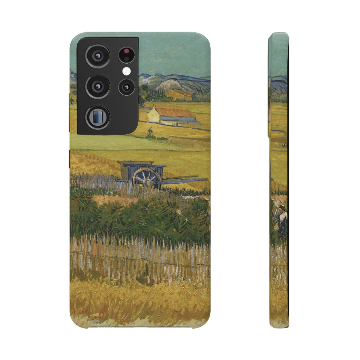 Harvest at La Crau by Vincent van Gogh - Samsung Slim Case