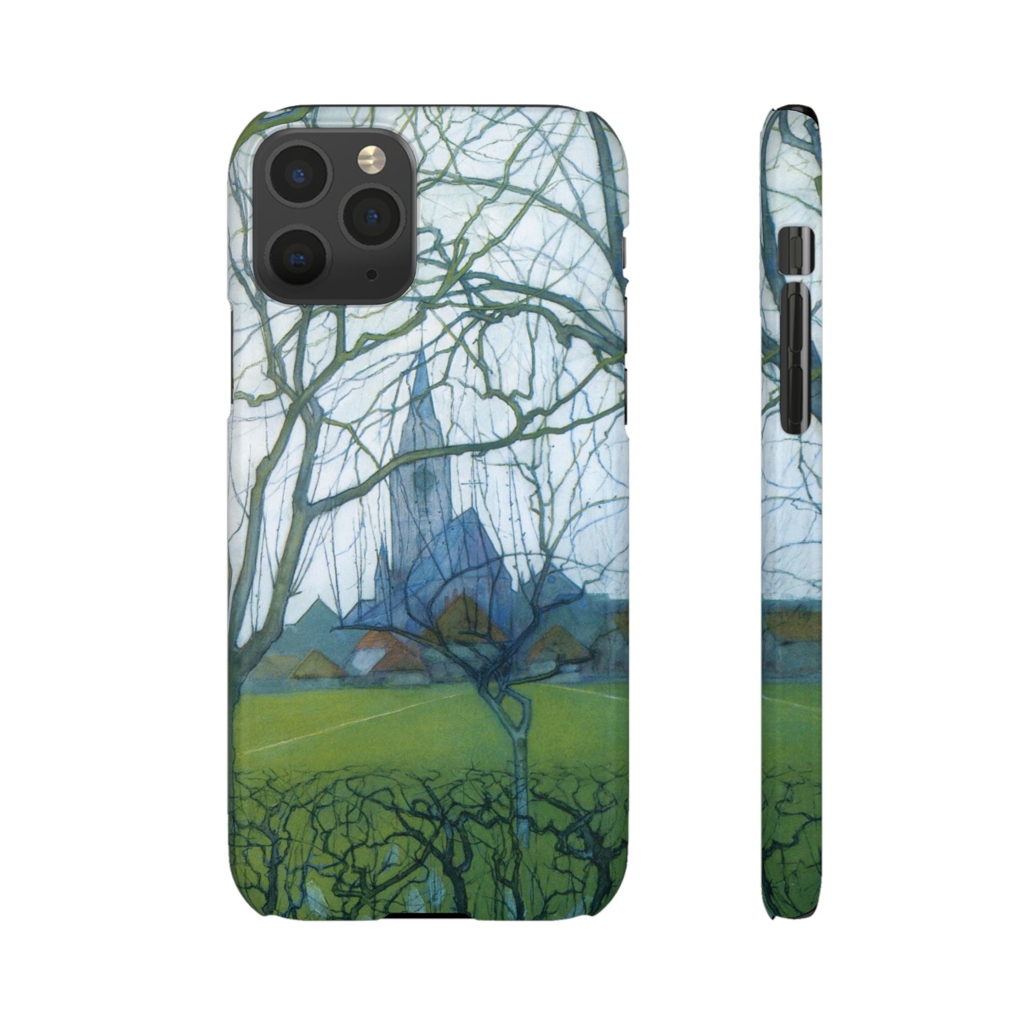 St Jacobs Church by Piet Mondrian - iPhone Slim Case
