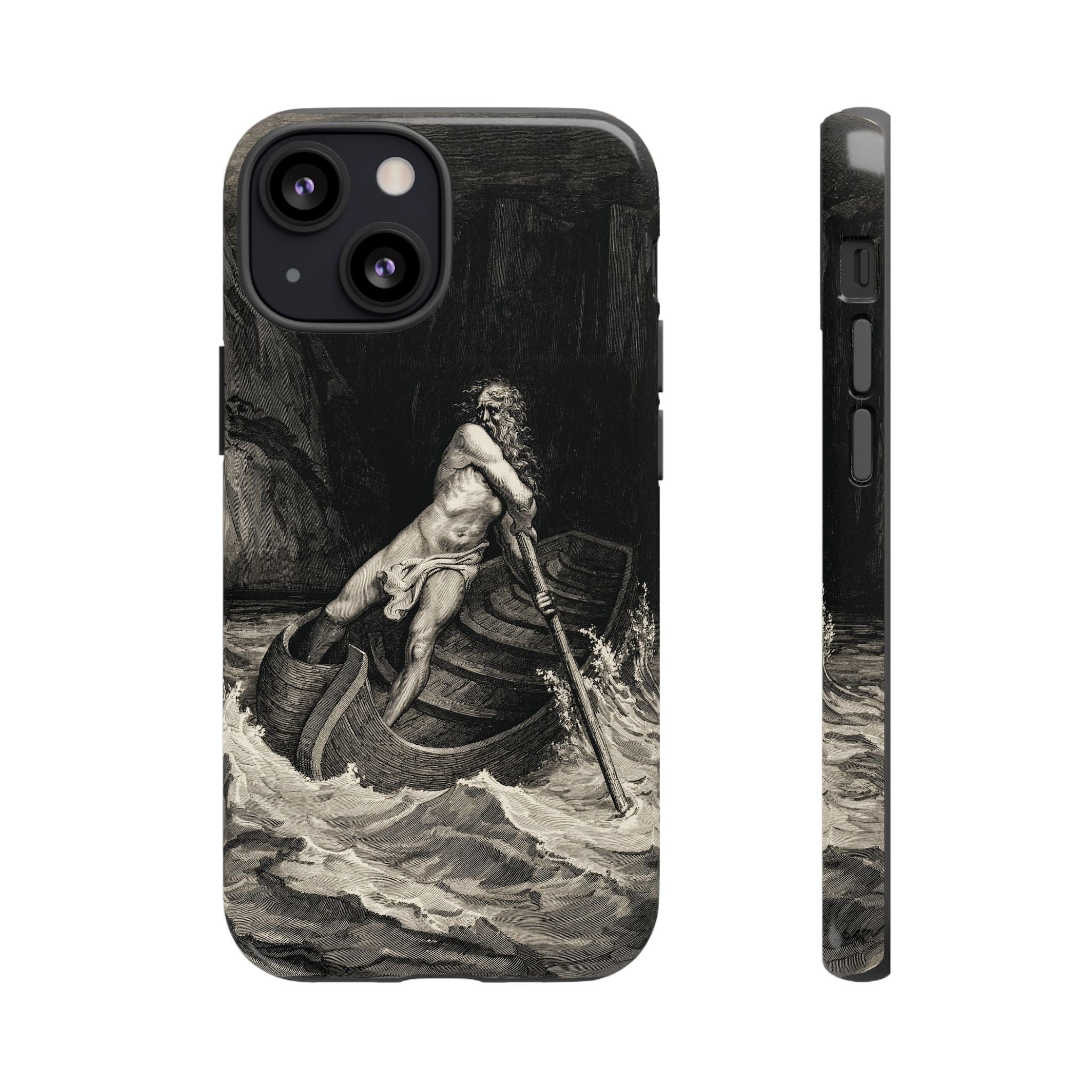 Canto III - Charon by Gustave Doré - iPhone Tough Case
