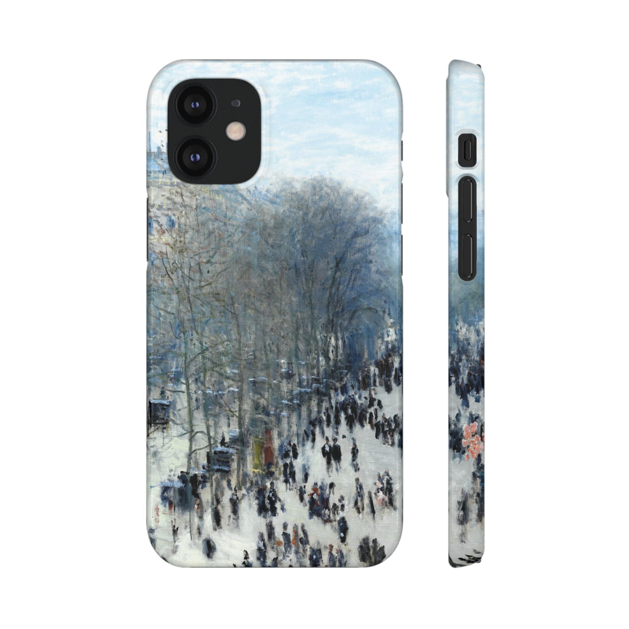 Boulevard des Capucines by Claude Monet - iPhone Slim Case
