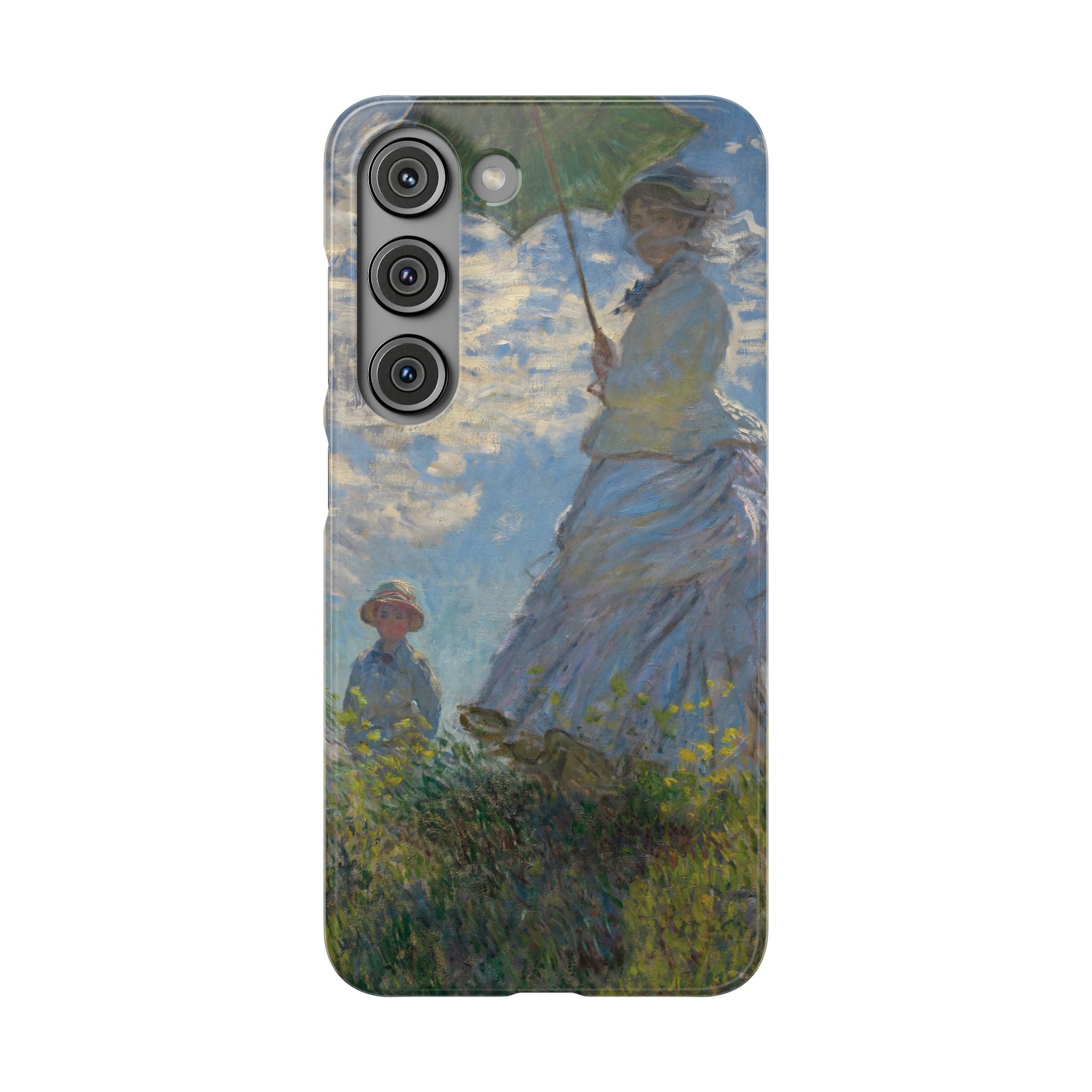 Madame Monet and Her Son by Claude Monet - Samsung Slim Case