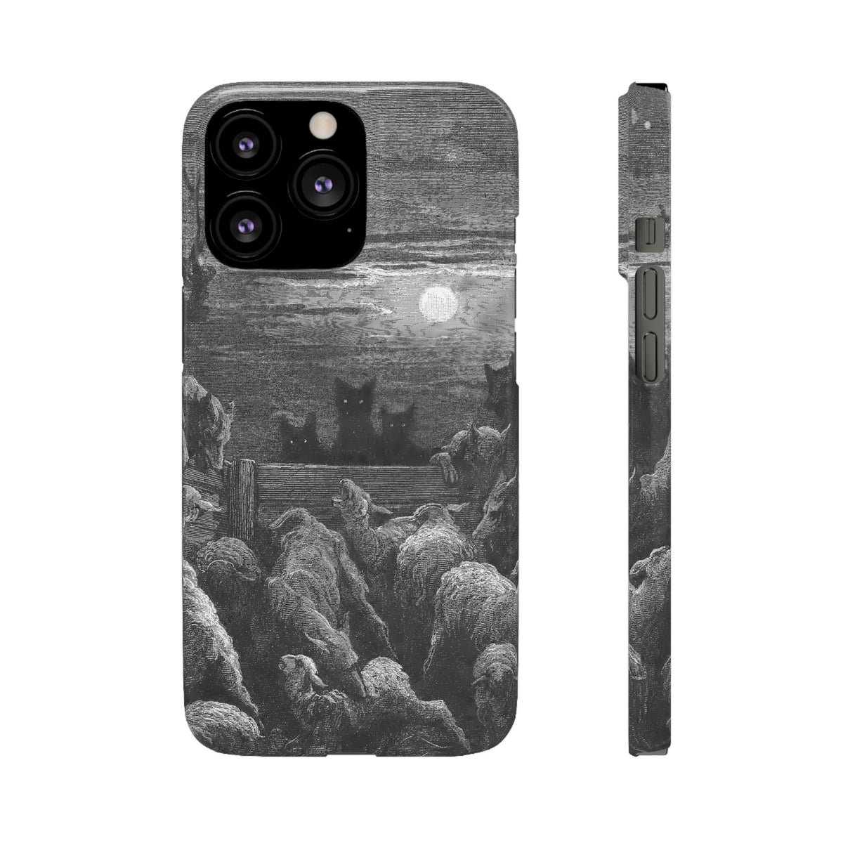 The Wolves and The Sheep by Gustave Dore - iPhone Slim Case