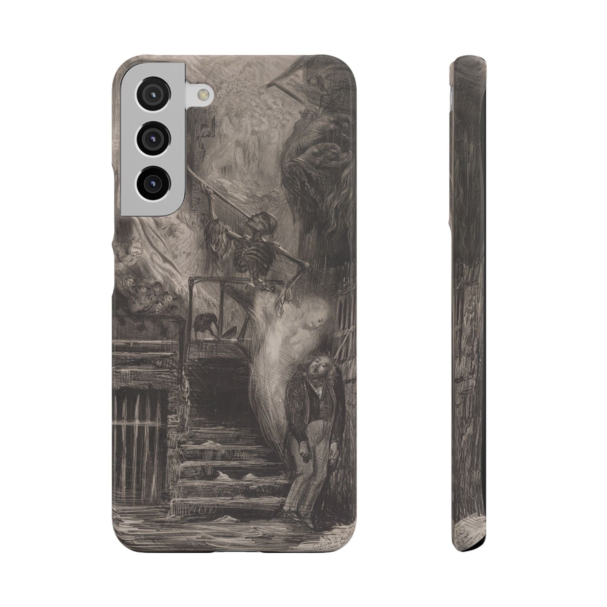 La Rue de la Vieille Lanterne (The Suicide of Gérard de Nerval) by Gustave Doré - Samsung Slim Case