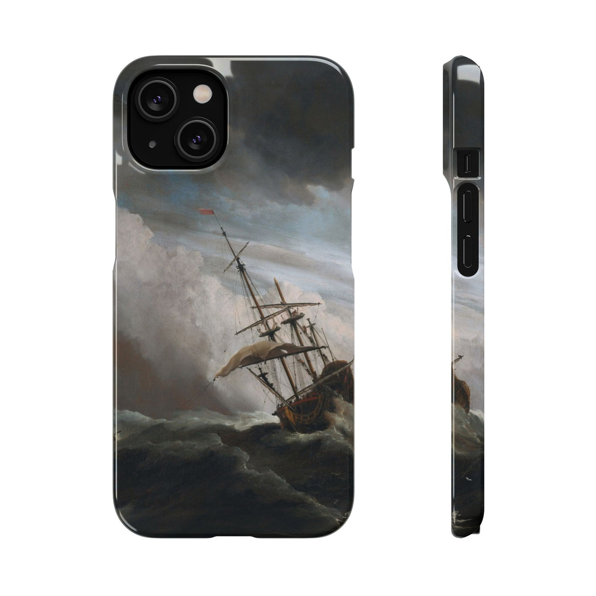 The Gust by Willem van de Velde - iPhone Slim Case
