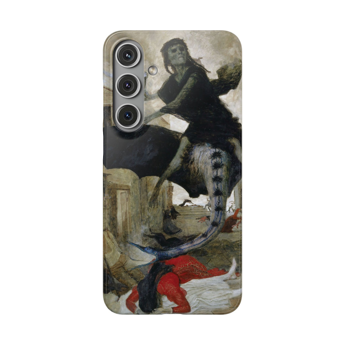 The Plague by Arnold Böcklin - Samsung Slim Case