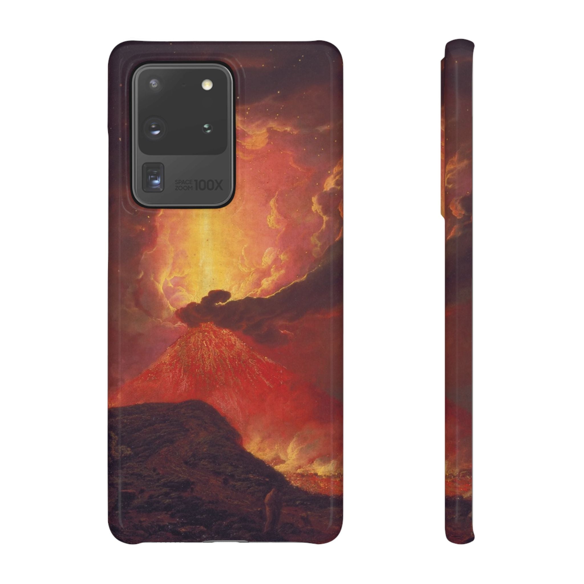 Vesuvius in Eruption by Joseph Wright of Derby - Samsung Slim Case