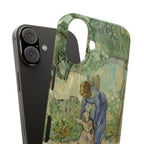 First Steps after Millet by Vincent van Gogh - iPhone Slim Case