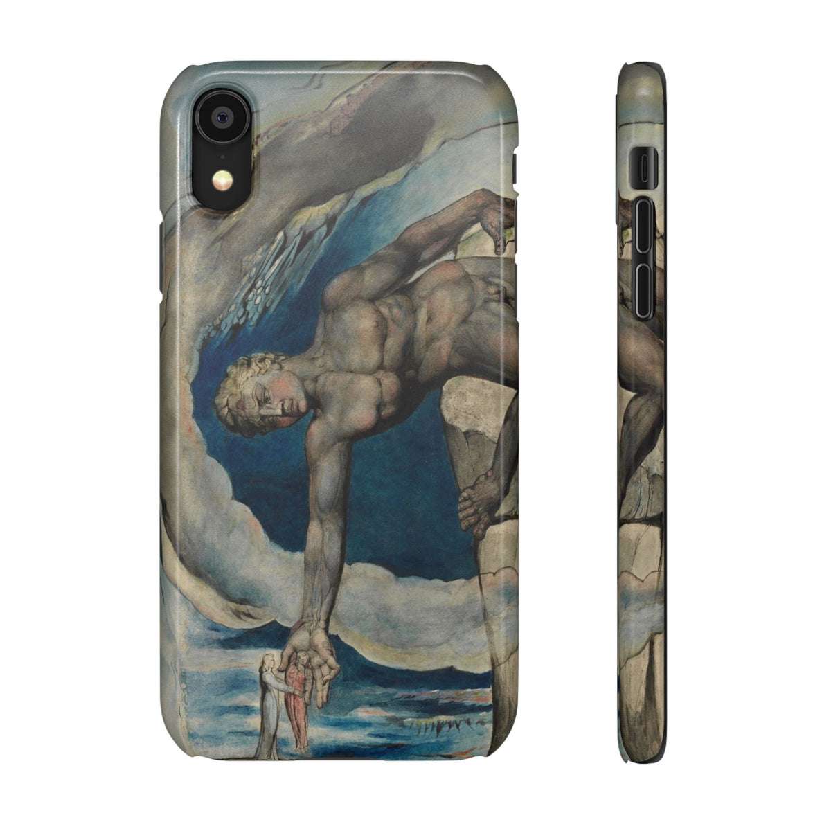 Antaeus setting down Dante and Virgil in the Last Circle of Hell by William Blake - iPhone Slim Case