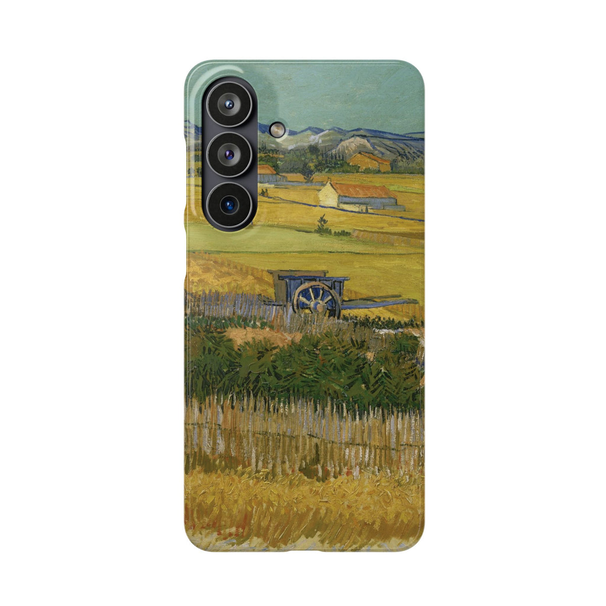 Harvest at La Crau by Vincent van Gogh - Samsung Slim Case