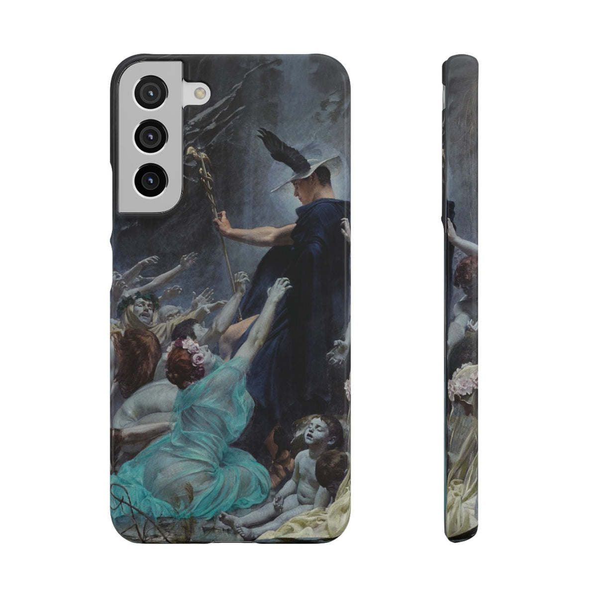 The Souls of Acheron by Adolf Hiremy-Hirschl - Samsung Slim Case