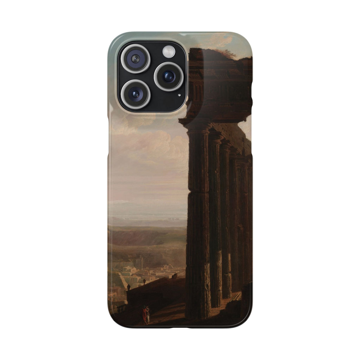 Ruins of an Ancient City by John Martin - iPhone Slim Case