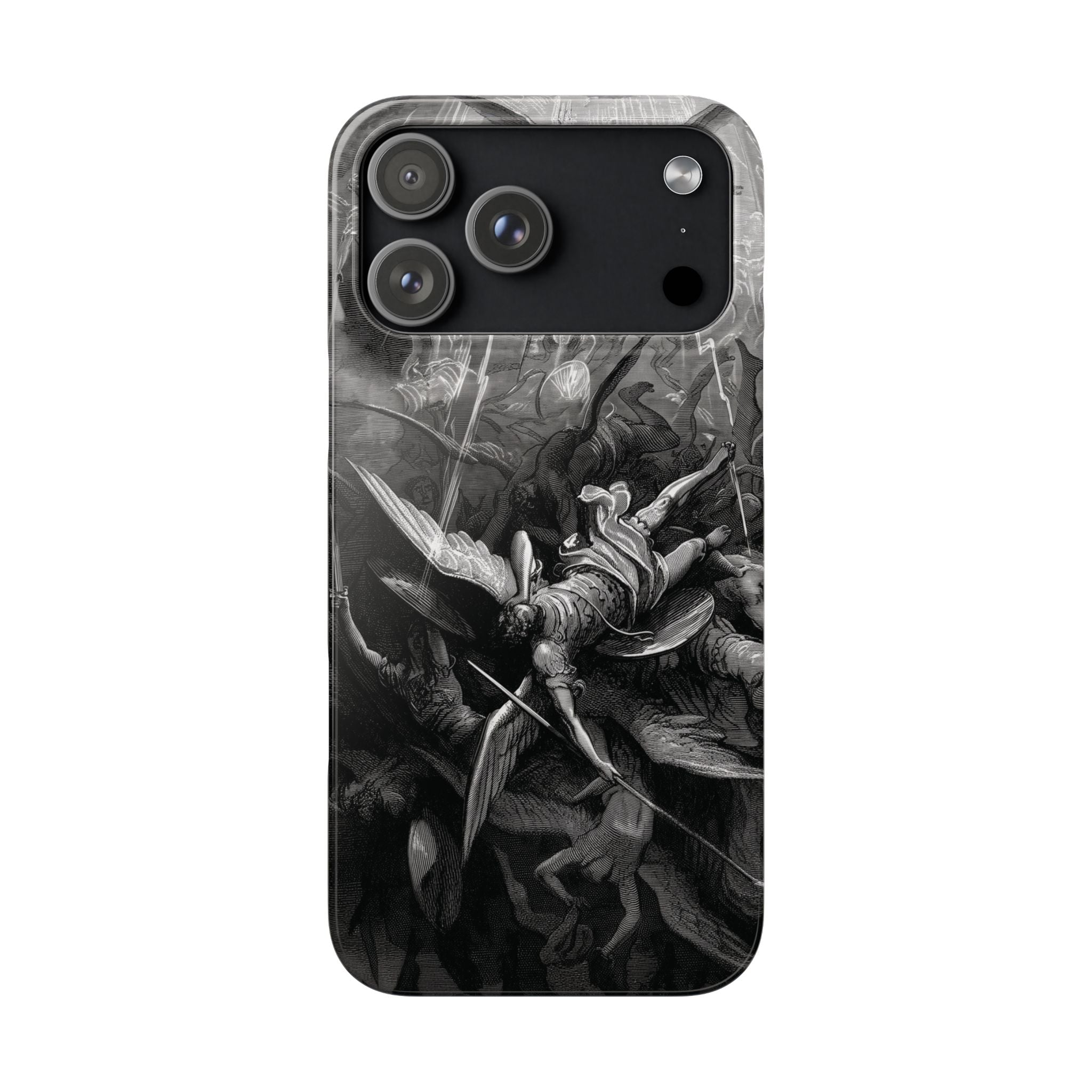Paradise Lost | The Battle in Heaven by Gustave Doré - iPhone Slim Case