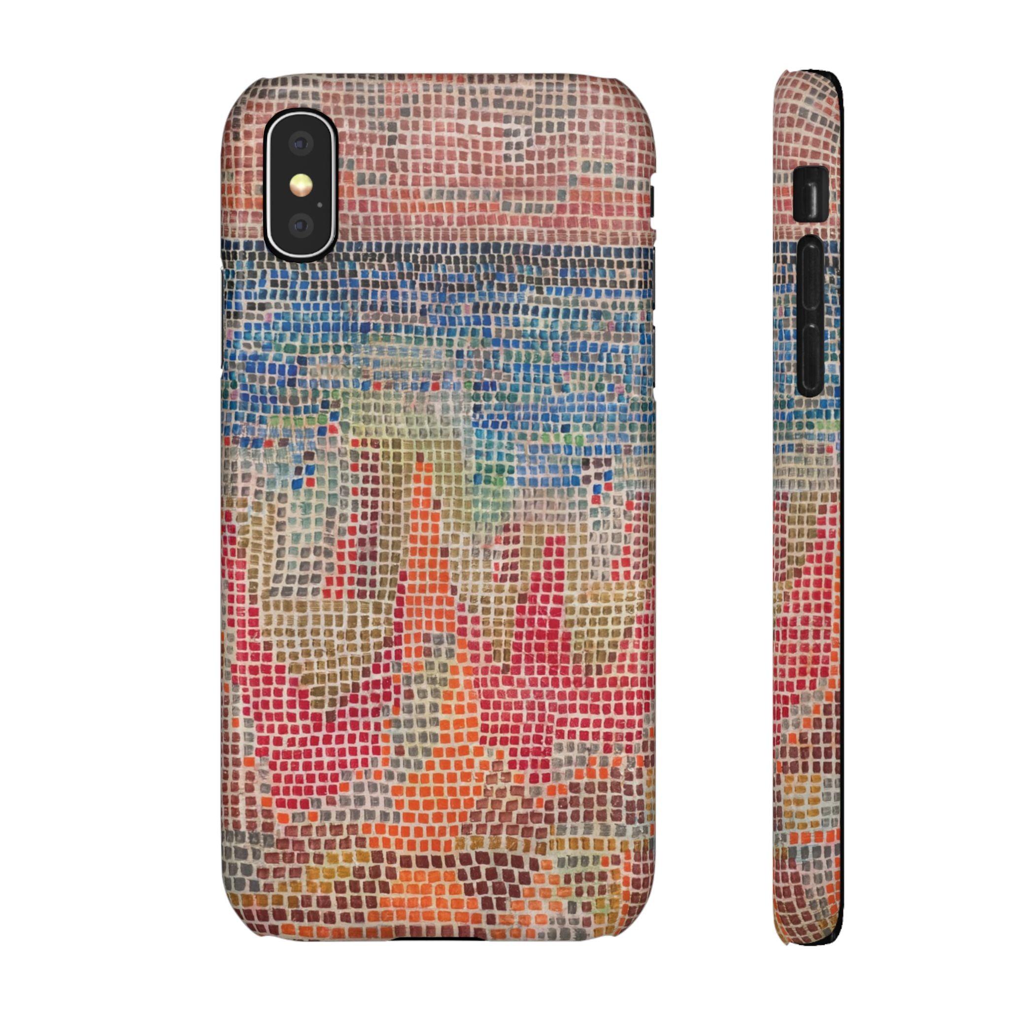 Cliffs by the sea by Paul Klee - iPhone Slim Case