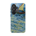 Fischerboote auf See von Vincent van Gogh - Samsung Tough Case