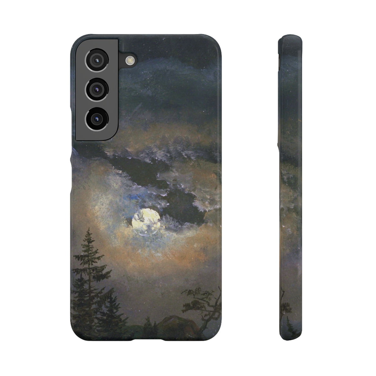 Study of a Cloud and Landscape by Moonlight by Johan Dahl - Samsung Slim Case
