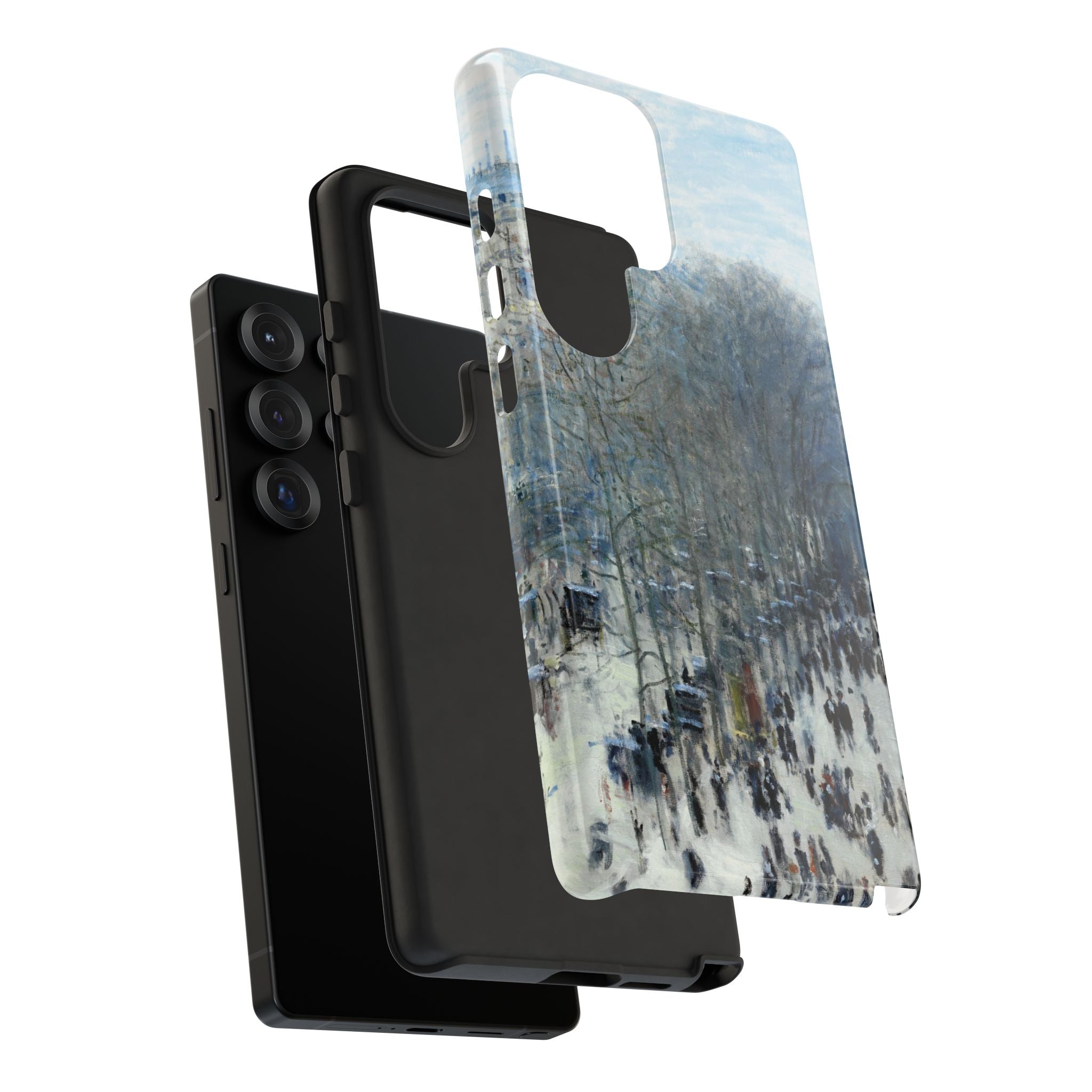 Boulevard des Capucines di Claude Monet - Cover rinforzata Samsung