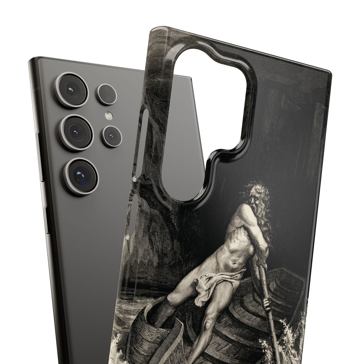 Canto III – Charon by Gustave Doré - Samsung Slim Case