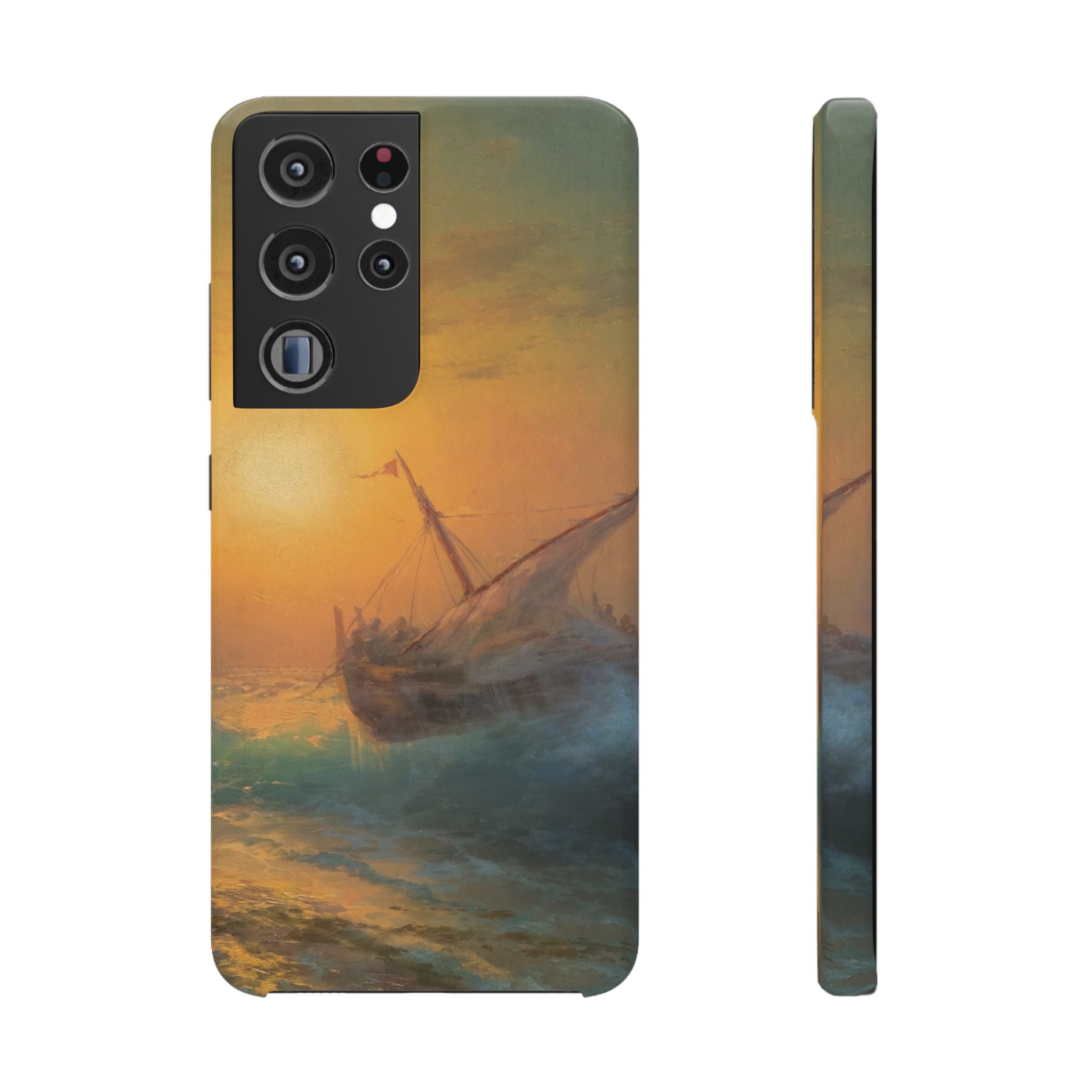 Stormy Sea at Sunset by Ivan Aivazovsky - Samsung Slim Case