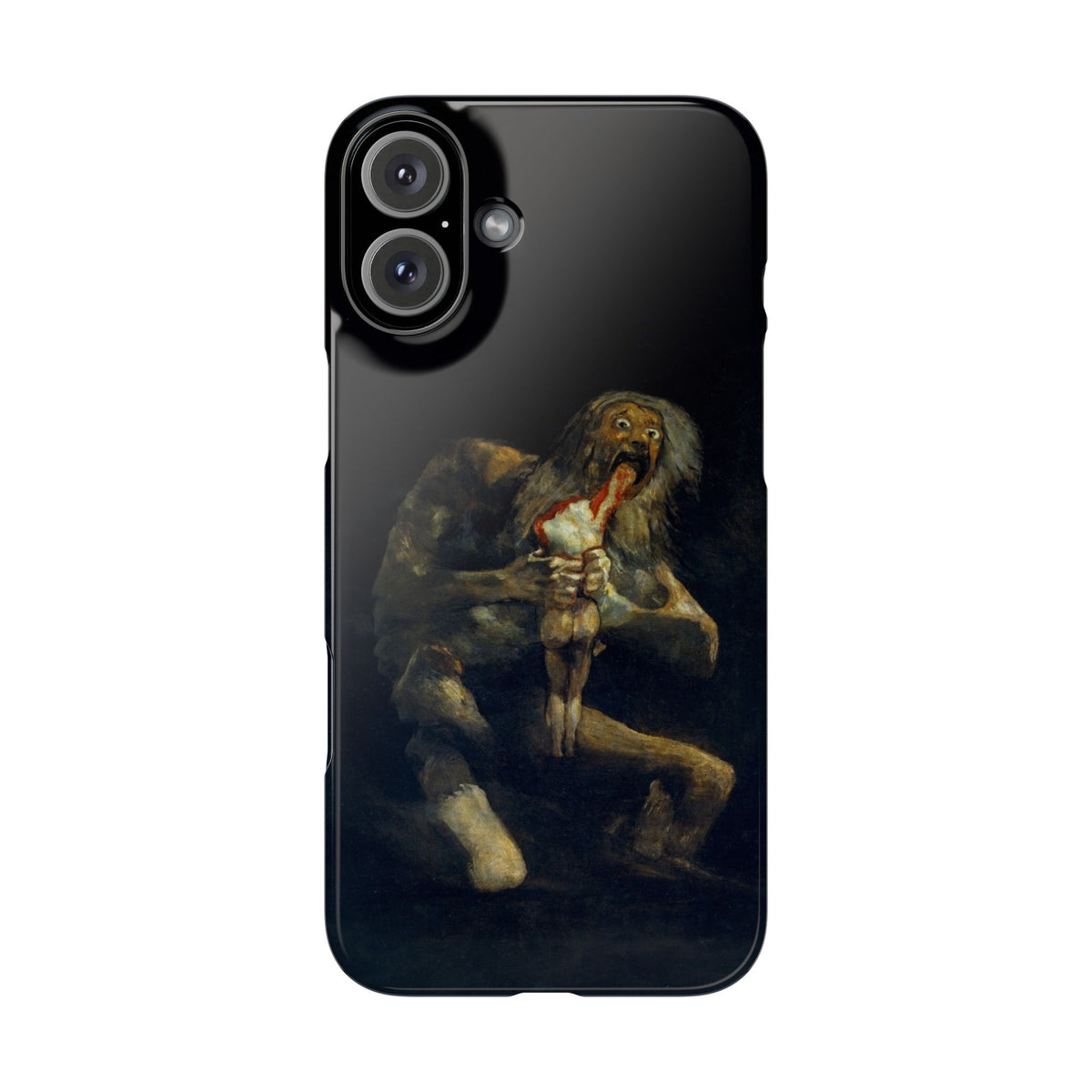 Saturn Devouring His Son by Goya - iPhone Slim Case