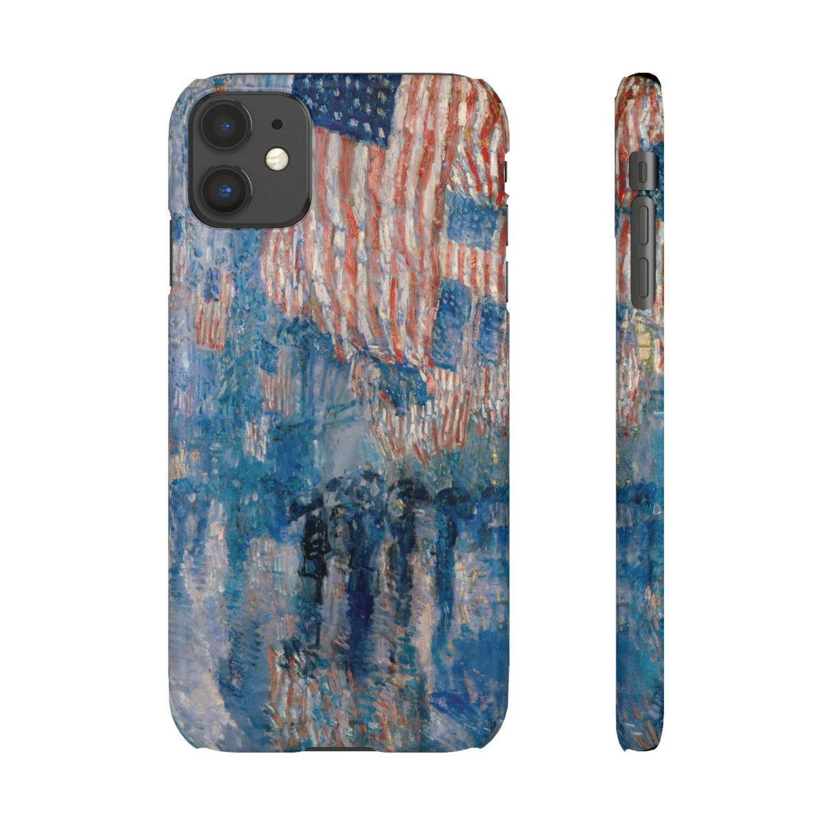 The Avenue in the Rain by Childe Hassam - iPhone Slim Case