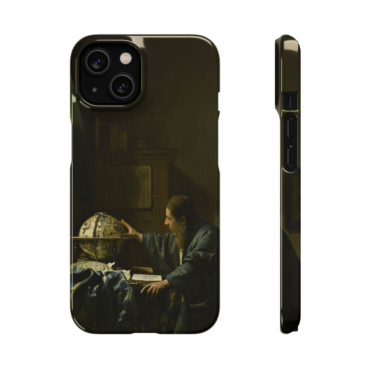 The Astronomer by Johannes Vermeer - iPhone Slim Case